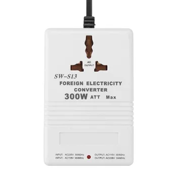 

AC 110/120V to 220/240V 300W Step Up Down Voltage Converter Adapter Transformer