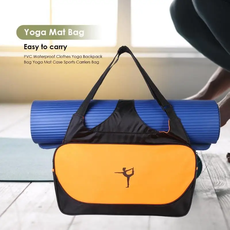 Multifunctional Sport Gym Bag Clothes Yoga Backpack Yoga Mat PVC