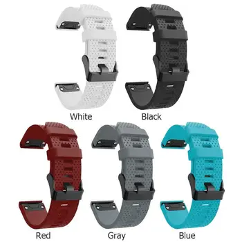 

1pcs 5 color Silicone Watch Band Strap for Garmin Fenix 5S Smart Watch Black Buckle 20mm Silicone Watch Band Strap