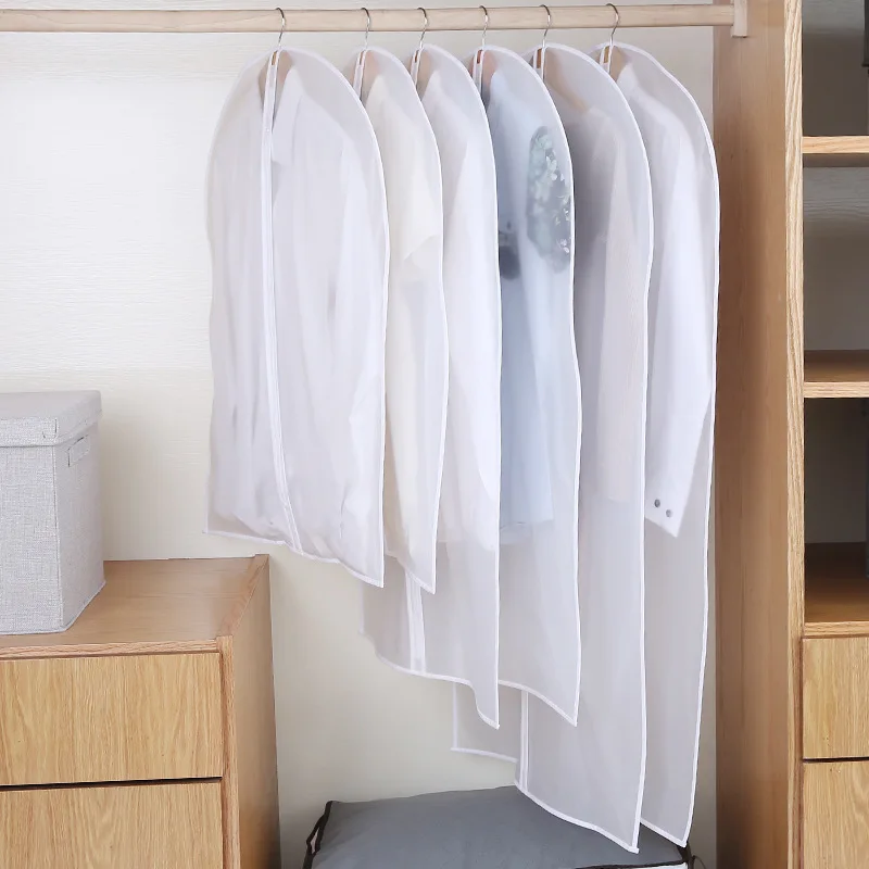 

LDAJMW Household Dust-proof Transparent Men's Coat Suit Set Arranges To Accept Hanging Clothes Dust Bag EVA