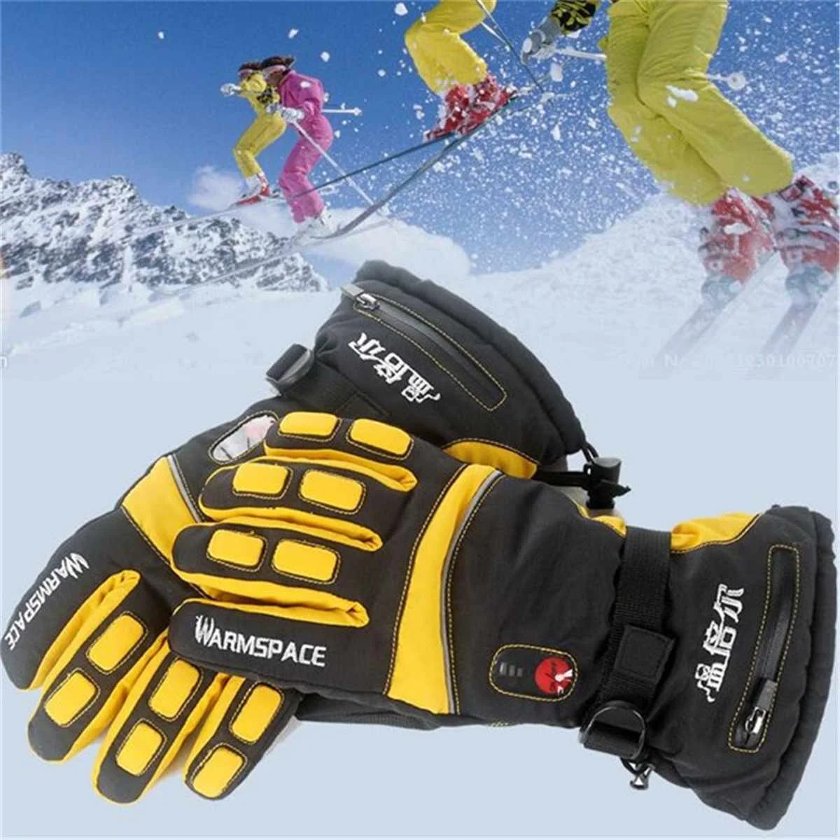 Smart Electric Heat Gloves Winter Hand Warmer Waterproof Heated Gloves Cycling Motorcycle Heating Ski Self Heating Gloves Unisex Smart Electric Heat Gloves Winter Hand Warmer Waterproof Heated Gloves Cycling Motorcycle Heating Ski Self Heating Gloves Unisex