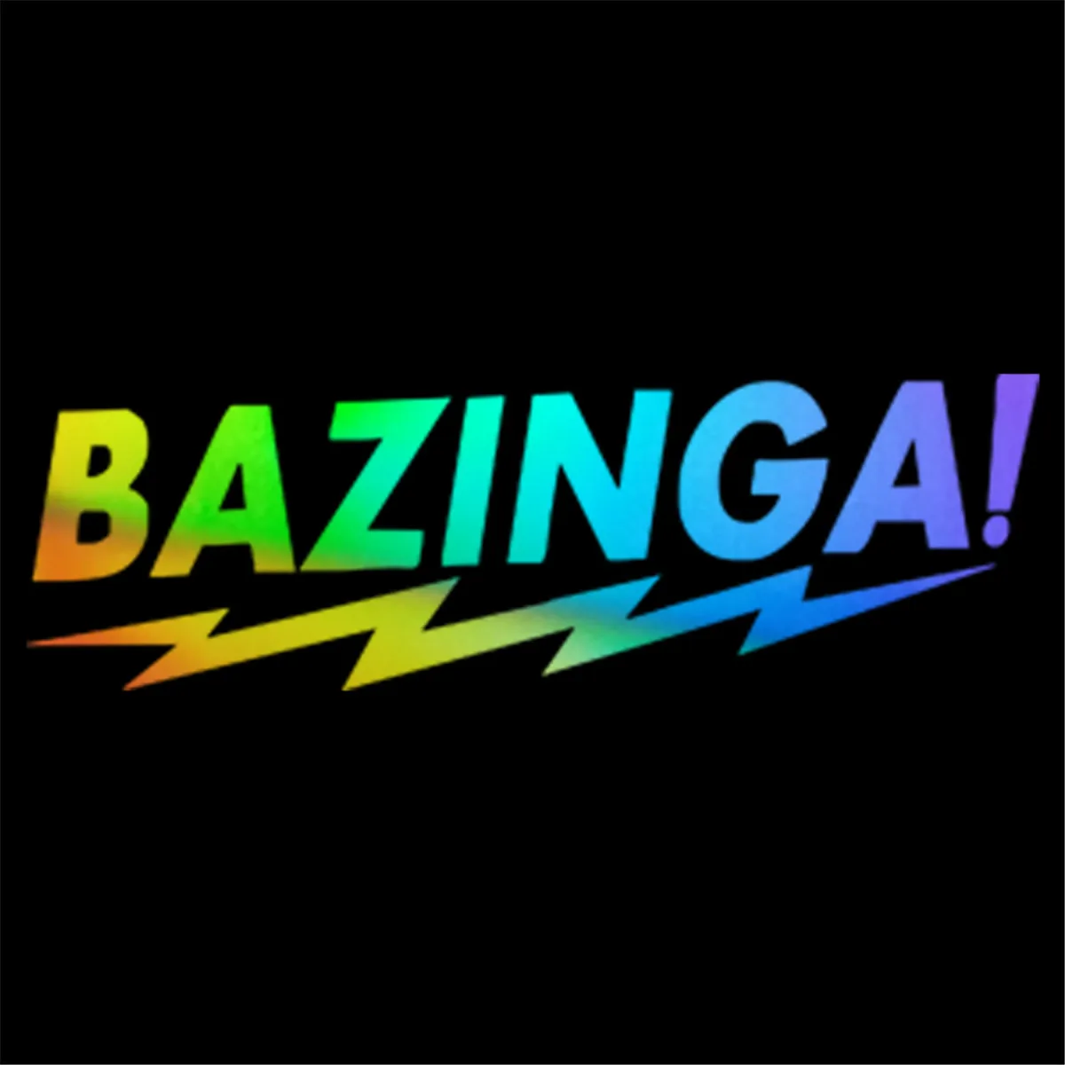 BAZINGA Humour линии стены дома автомобиля стикер стекло окна ноутбука Авто Грузовик