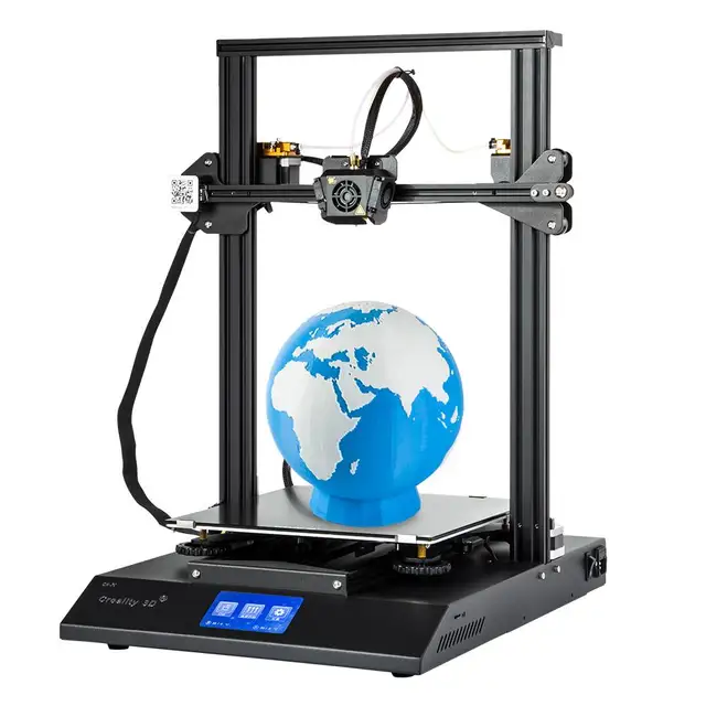 Best Offers 110V 220V  CR-X DIY 3D Printer Kit 300*300*400mm Size Dual-clolor Nozzle 4.3Inch for Touch Screen Dual Fan Cool 3D Printing