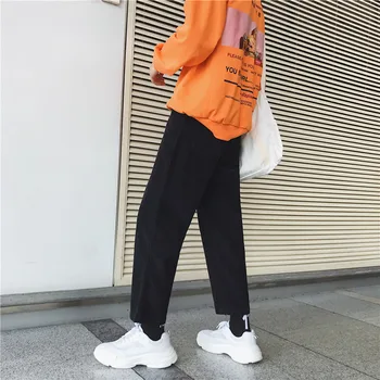 

Winter New Corduroy Pants Men Warm Thick Straight Casual Loose Streetwear Hip Hop Trousers Man Solid Color Joggers Sweatpants