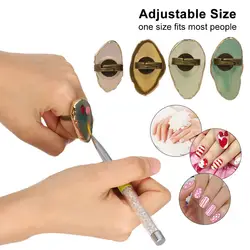 Палитра для ногтей кольцо акрил дизайн ногтей палитры держатель Displayer показывая практический Совет гель лак для ногтей инструмент