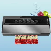 Вакуумный упаковщик, автоматическая упаковочная машина для пищевых продуктов, стартовый набор, светодиодные индикаторы, легко моется, сухой и влажный