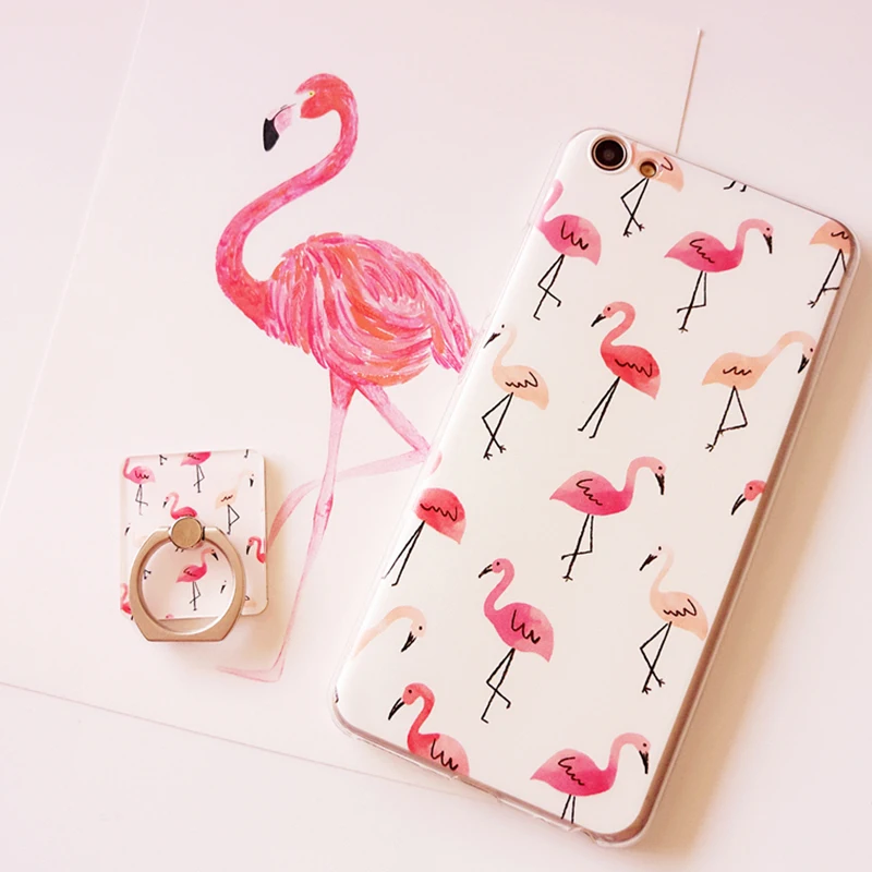 

7 Case Capa FOR iphone 5S SE 6s plus Case For iphone 7 Cover Flamingo TPU Case for iphone X xs 7 8 plus phone Case Unicorn Coque