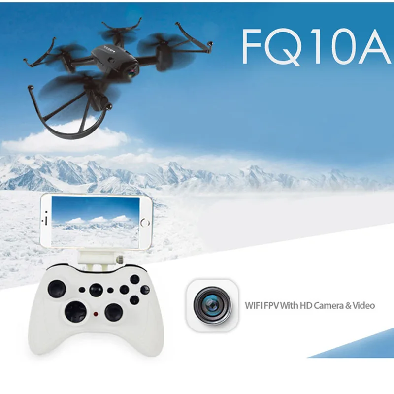 FQ777 RC Drone Dron 4CH 6-Axis Gyro Helicopter WiFi FPV RTF RC Quadcopter Drones with Camera Toy FQ777 FQ10A VS SYMA X5SW X5SW-1