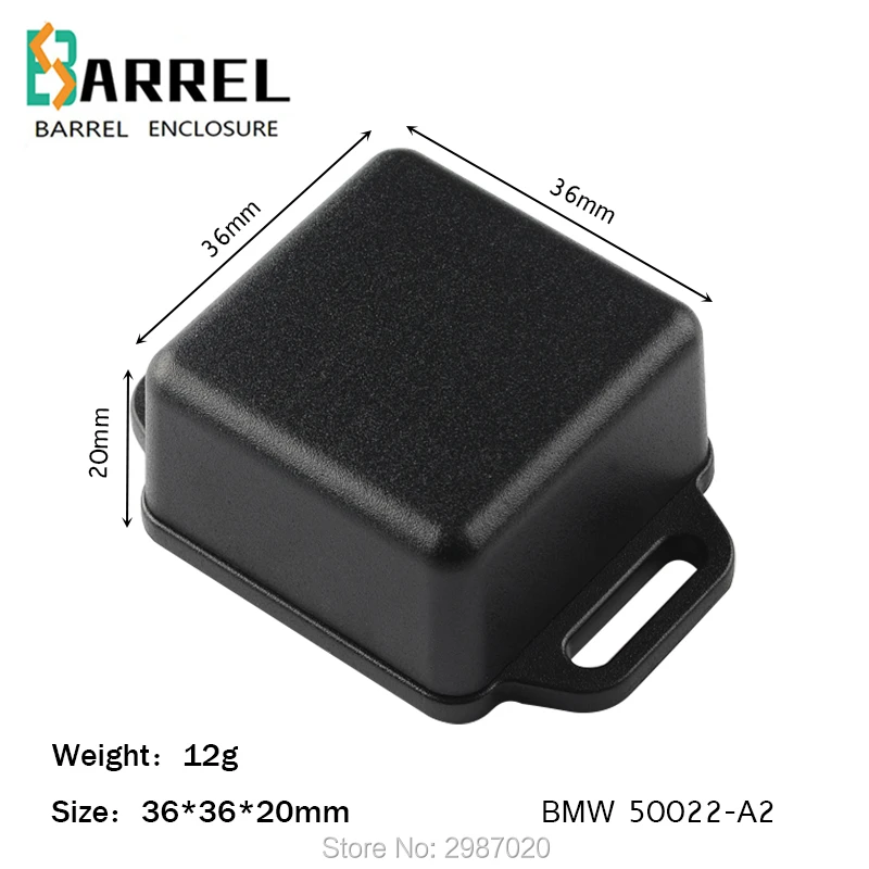 

36*36*20mm plastic electronic project case wall mounted wire junction box housing diy instrument PCB board shell sensor case