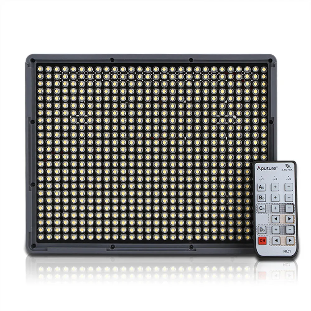 Aputure Amaran HR672C светодиодный светильник CRI95+ 672 светодиодный светильник Панель яркость температура с беспроводным пультом дистанционного управления UK/EU Plug