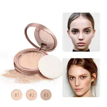 8 цветов пудра для лица, осветляющая, долговечная, водонепроницаемая, осветляющая палитра для макияжа