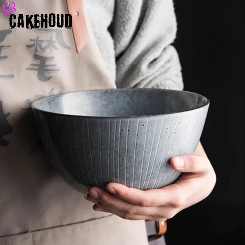 CAKEHOUD винтажные японские керамические блюда для бифштекса тарелка для отеля ресторана посуда бытовая Салатница лапша суп набор столовых приборов