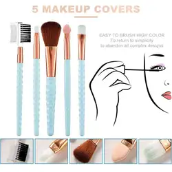 5 шт кисти для макияжа Loose Powder кисть для бровей двойной-используйте кисть Eye Shadow Brush карандаш-консилер для губ кисти косметические