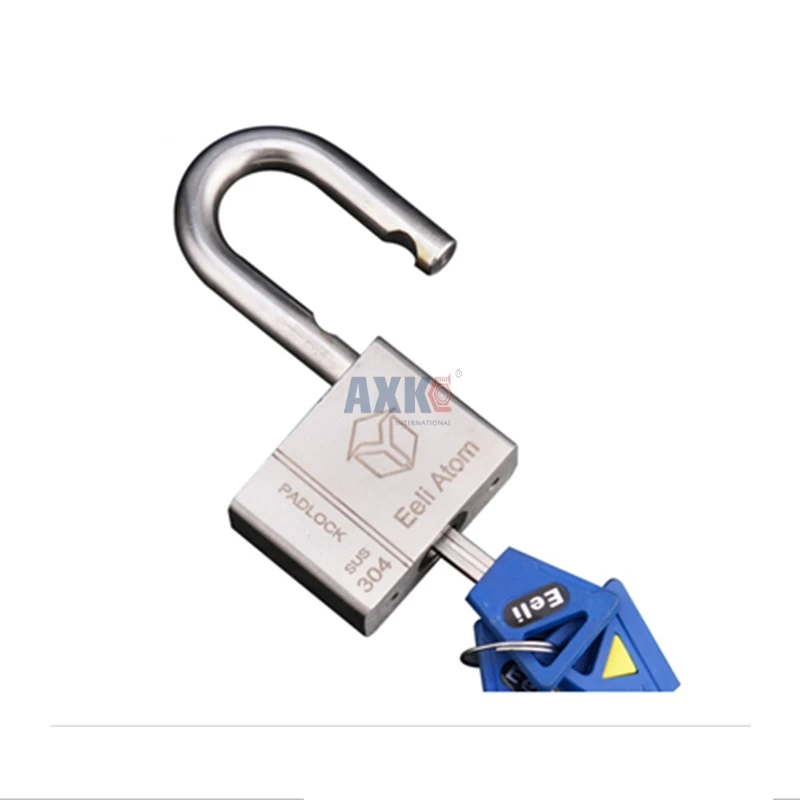 

Fechadura Digital Door Lock 304 Stainless Steel Padlock Anti-liquid And Anti-mite Extra Large Anti-theft Warehouse 40mm Square