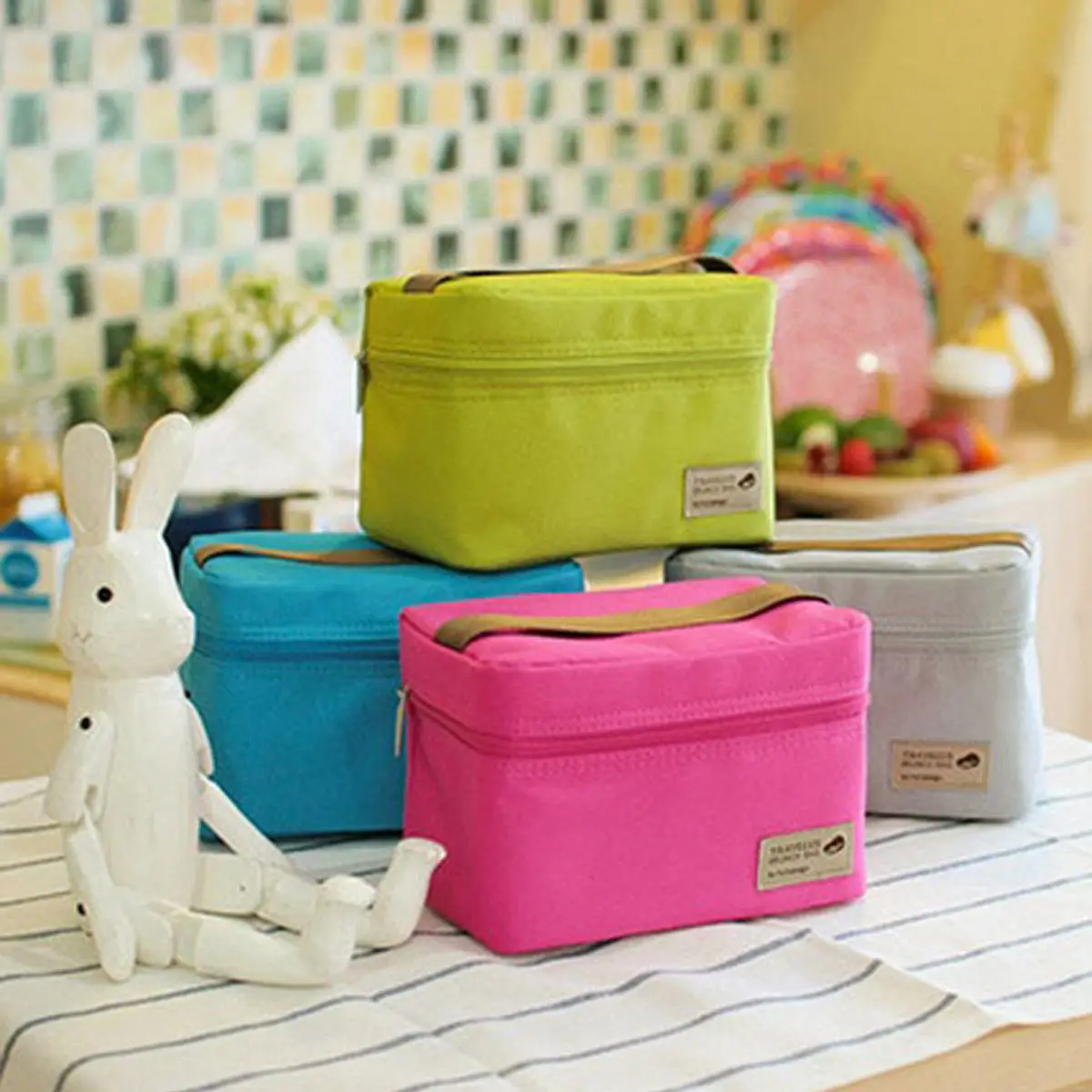 2018 New Style Fashion Portable Thermal Insulated Lunch Box Storage Bag Waterproof Picnic Carry Tote | Багаж и сумки