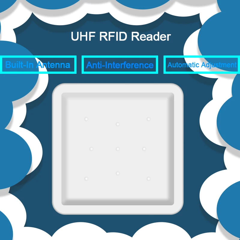 OULET UHF Rfid считыватель 8 m междугородной диапазон с 8dbi антенны бесплатная sdk RS232/RS485/Wiegand 26/34 читать интегрируемое высокочастотное устройство