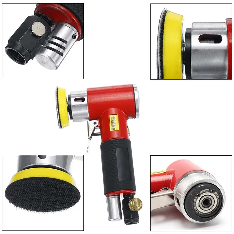  Random Orbit Sander Grinder Pneumatic Polisher 15000rpm Car Paint Care Tool Polishing Grinding Waxi
