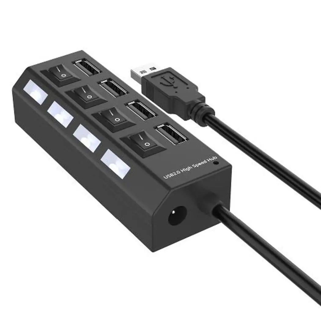 4 Порты и разъёмы USB 2 0 концентратор разделитель переключатели для стильного