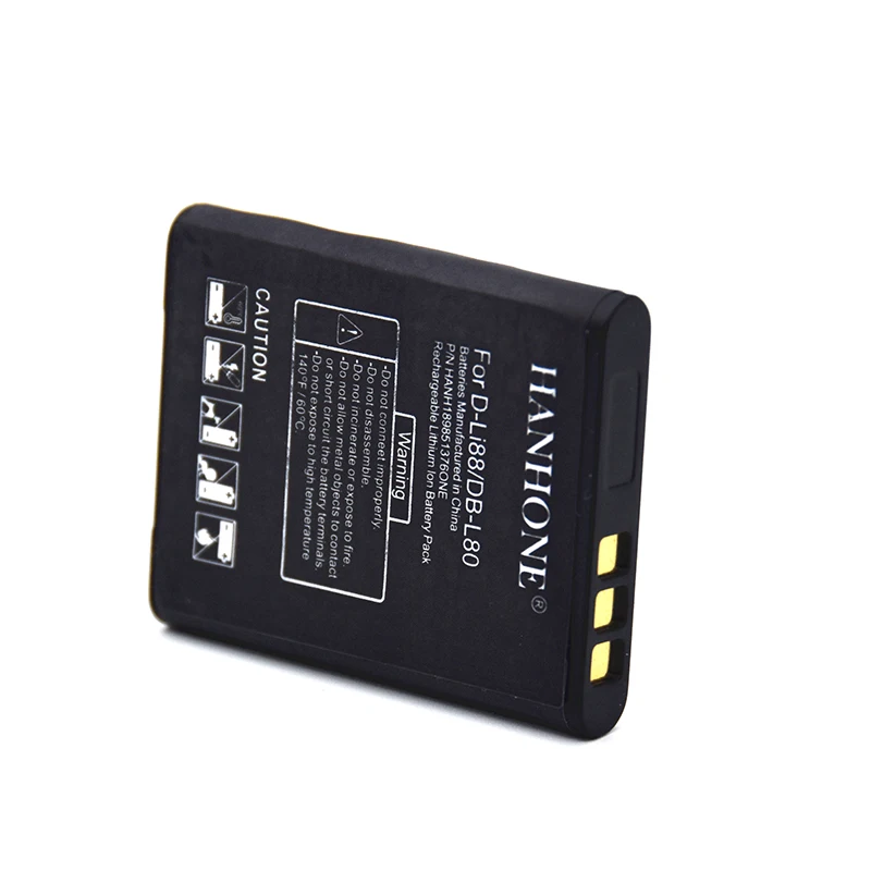 Аккумулятор для фотоаппарата Sanyo D LI88 DB L80 1900 мАч PENTAX VPC CG10 CG100 P70 Box 18 40C H80 H90|Цифровые