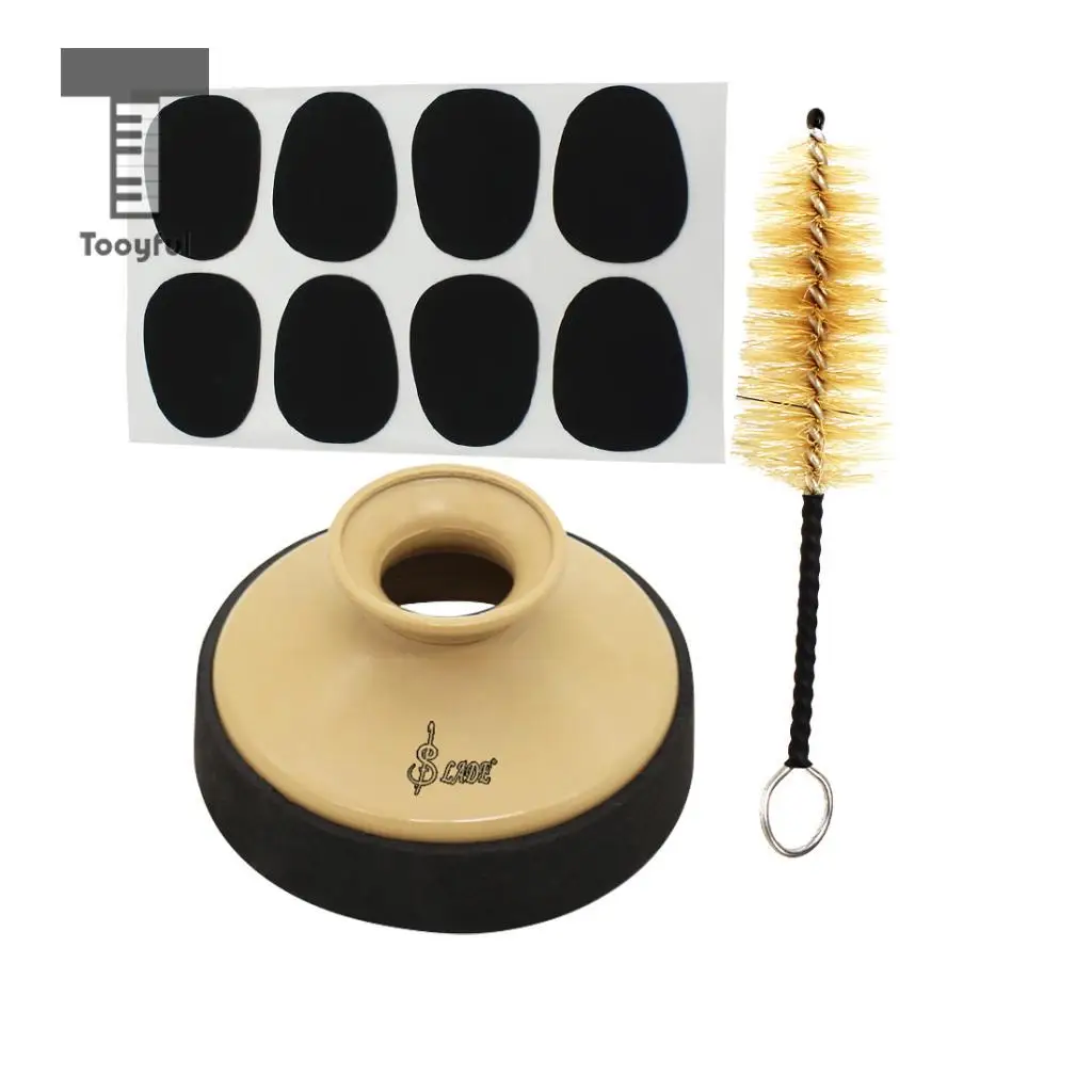 

Tooyful 1 Pack Sax Mute Sourdine with Mouthpiece Patches Pads Brush for Alto Saxphone Replacement Parts