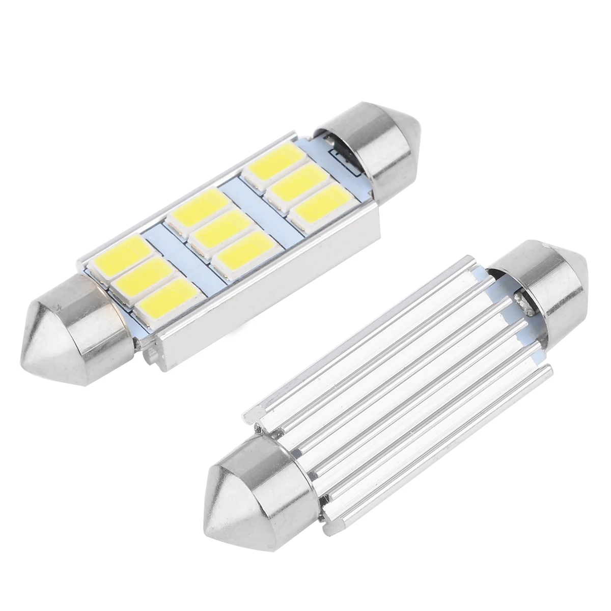 Mayitr 2 шт. 42 мм 300K 5630 Festoon 9SMD ярсветодиодный СВЕТОДИОД Canbus Dome внутренняя светильник