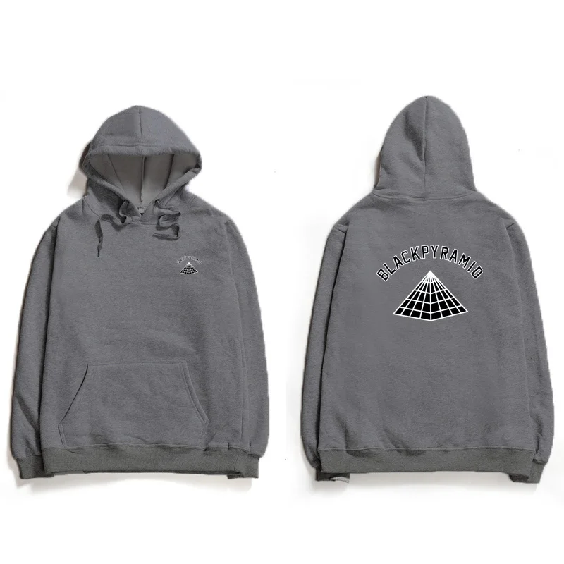 Hot Sale BLACK PYRAMID Trendy Hoodies Men Chris Brown Street Style Long Sleeve Sweatshirt Justin Bieber Stranger Hoody