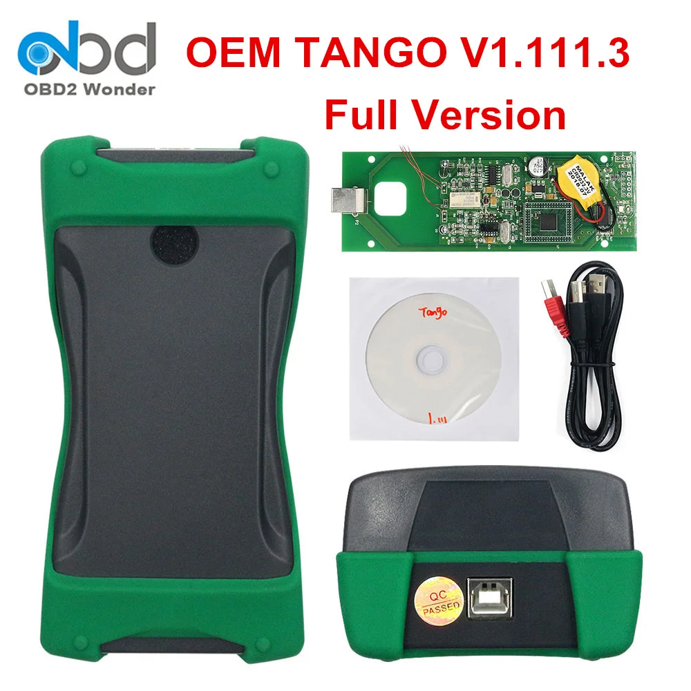 DHL бесплатно Tango Oem Obd Ii ключ программист полная версия V1.111.3 Автомобильный