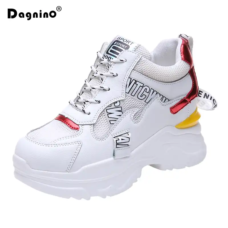 high white platform sneakers