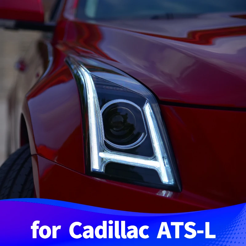 Headlight Assembly for Cadillac ATS 2014 2017 LED DRL LED Turn Signal