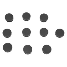 Промо-акция! 30 мм x 21 мм 10 шт. черные пластиковые заглушки для заглушки с круглой трубкой