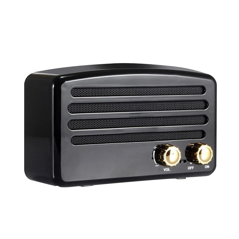 T5 Retro Nostalgic Mini Wireless Bluetooth Speaker 3D Stereo Mega Bass Subwoofer Mobile Phone Audio Radio Tf Card Usb Aux | Электроника