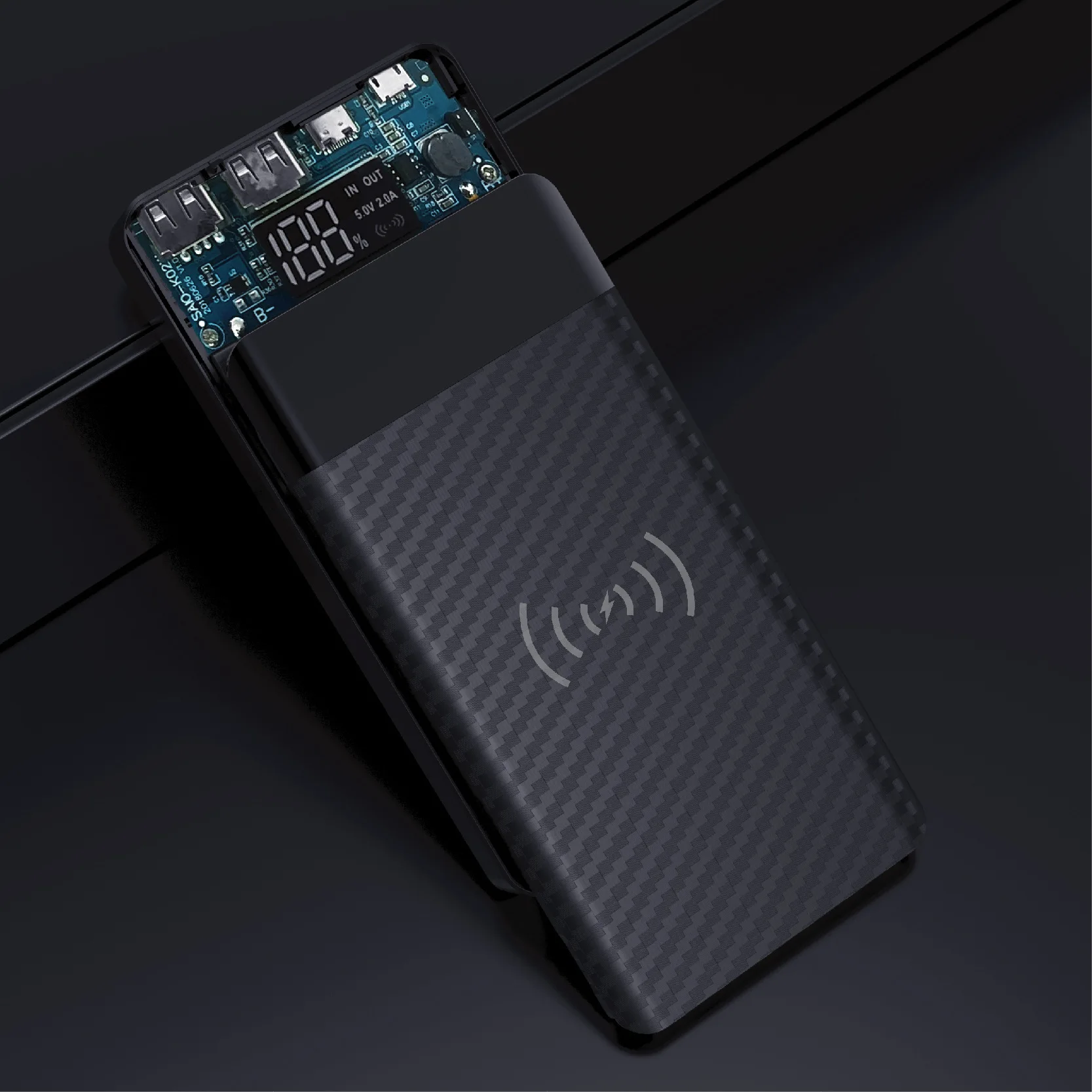 QI Wireless Charging Power Bank 20000mAhCharger For iPhone X 8 Samsung S9 S8 S7 Mobile Phone Powerbank Battery Wireless Charger QI Wireless Charging Power Bank 20000mAhCharger For iPhone X 8 Samsung S9 S8 S7 Mobile Phone Powerbank Battery Wireless Charger