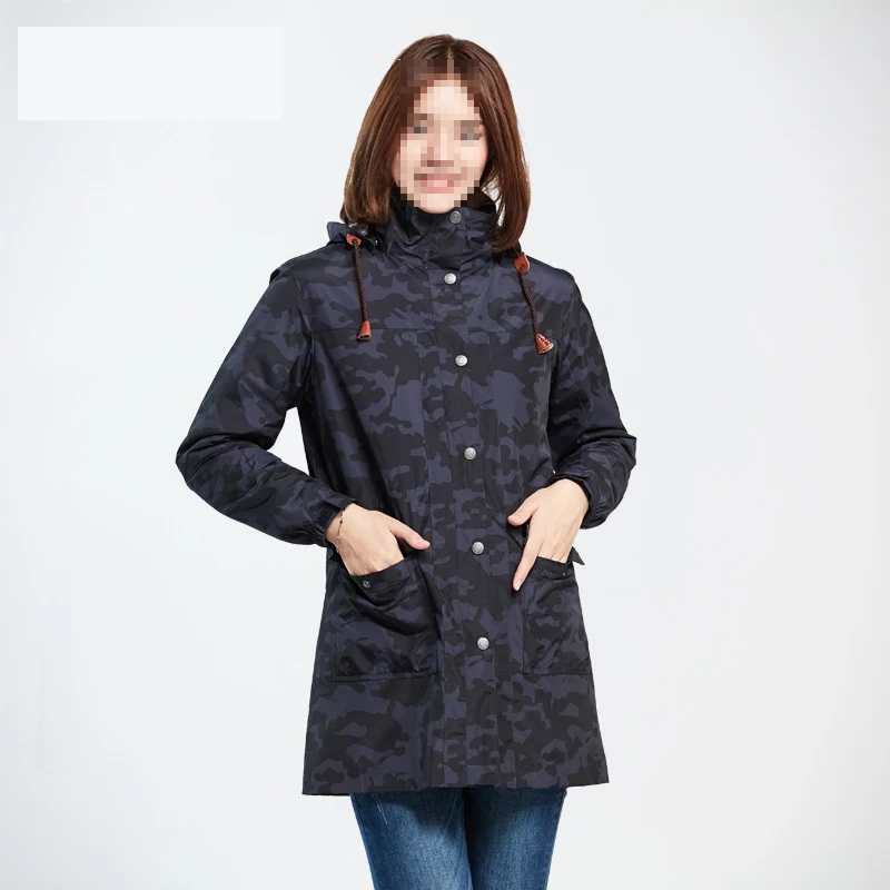 

Autumn and winter Mountaineering suit Pizex Removable thickening Medium length fund Cultivate oneself man Three in one woman