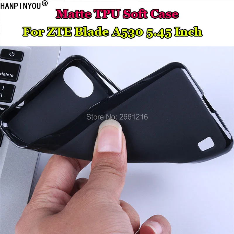 Чехол для телефона ZTE Blade A530 5 45 &quotтонкий мягкий ТПУ чехол гелевый удобный матовый