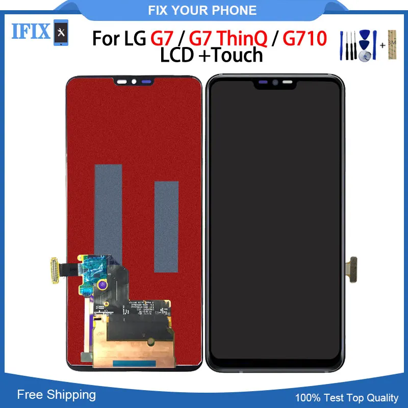 Для LG G7 ThinQ G710 G710EM G710PM G710VMP ЖК-дисплей кодирующий преобразователь сенсорного
