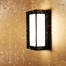 18 Вт Настенный светильник наружный водонепроницаемый Ip65 светодиодный настенный светильник 85-265 в алюминиевый Двор Сад крыльцо коридорные огни Ретро настенный светильник