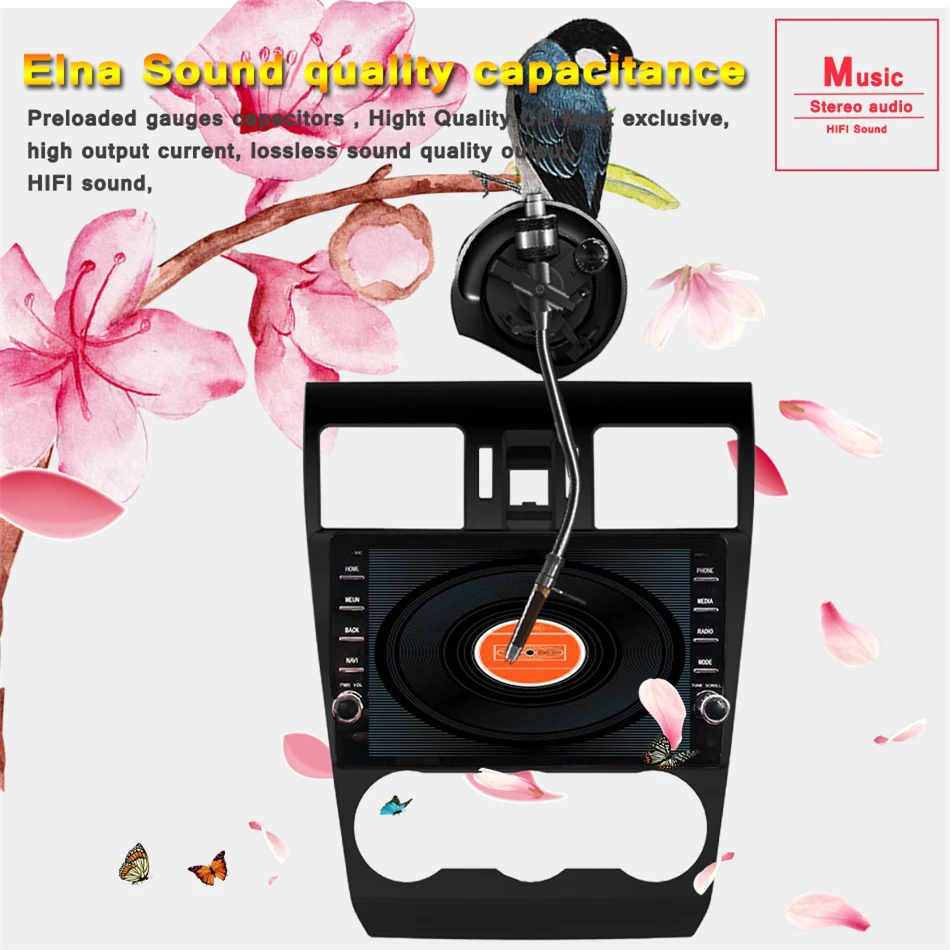 Clearance Android 9.0 car dvd gps player For Subaru Forester XV WRX 2012-2018 2019 2 din car radio navigation stereo Tape Recorder player 1