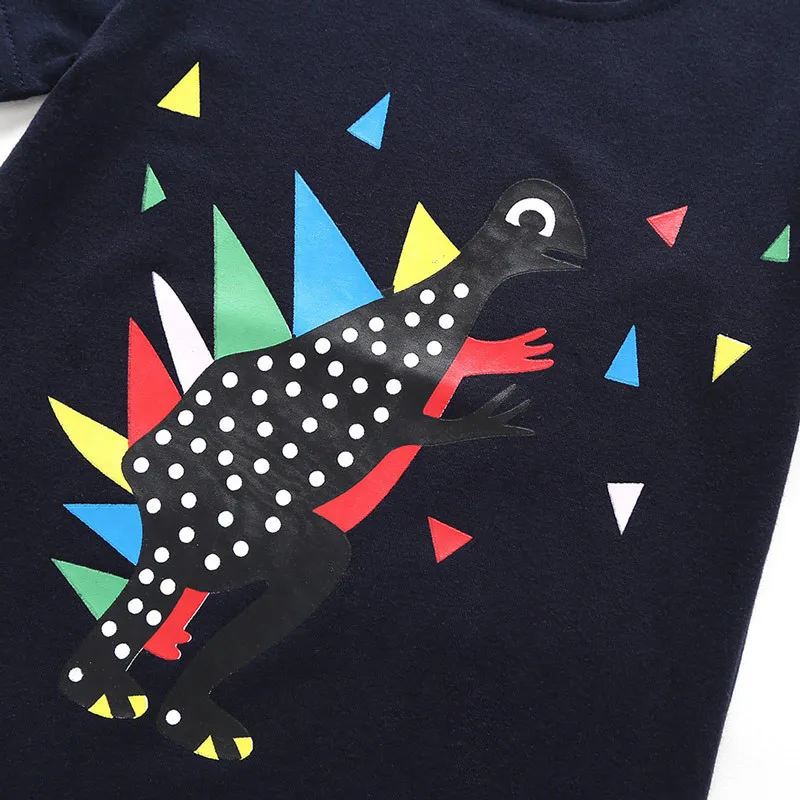 Cartoon Dinosaurs Print Baby Boys T Shirt Summer New Children Kids Boy's Shorts Sleeve Clothes Boys Tops Tees Cartoon Dinosaurs Print Baby Boys T Shirt Summer New Children Kids Boy's Shorts Sleeve Clothes Boys Tops Tees