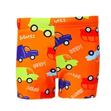 Детские купальники, плавки, Мальчики Купальники, летние детские шорты для плавания на шнурке для мальчиков, Модный Купальник с принтом, быстросохнущие