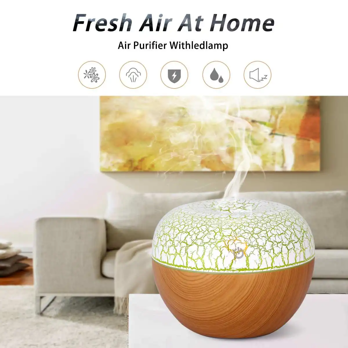 

USB Essential Oil Diffuser Ultrasonic Cool Mist Humidifier Air Purifier 7 Color Change Led Night Light Office Home Humidificador