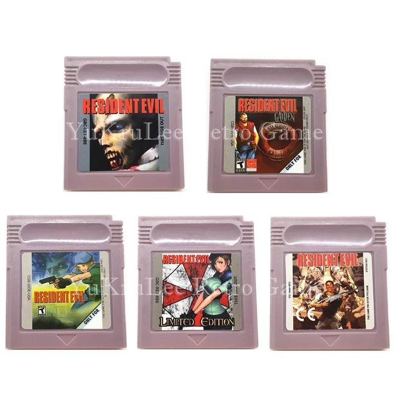 

Video Game Cartridge Card Resident Evil Series for 16 Bit Game Console US/EU General Version English Language