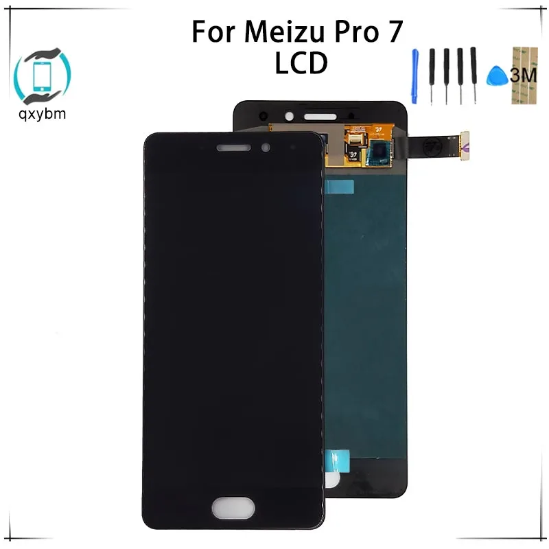 

5.2 Inch for Meizu Pro 7 LCD Display Screen with Touch Panel Digitizer Assembly White Black Free Shipping