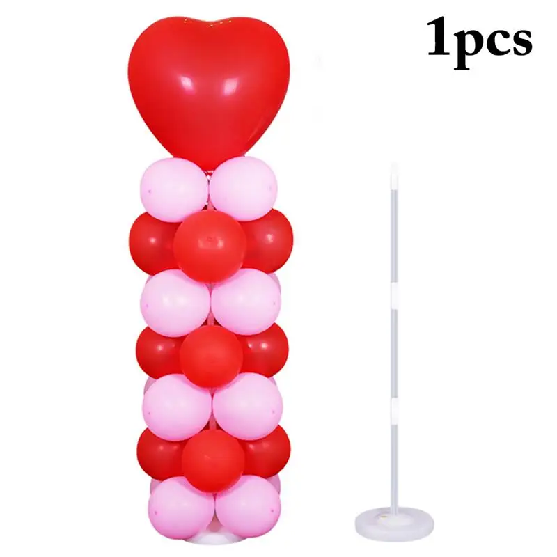 

Birthday Balloon Column Kit Plastic Balloon Arch Stand with Base and Pole for Birthday Party Latex Ballons Holder Wedding