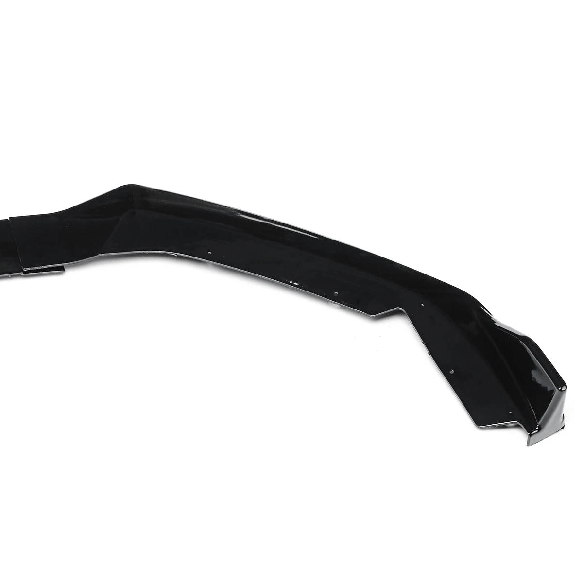 3 piezas 1 Juego de parachoques delantero borde de la cubierta del labio para Honda FIT JAZZ 2018-2019 piezas exteriores brillo a prueba de arañazos ABS, negro parachoques