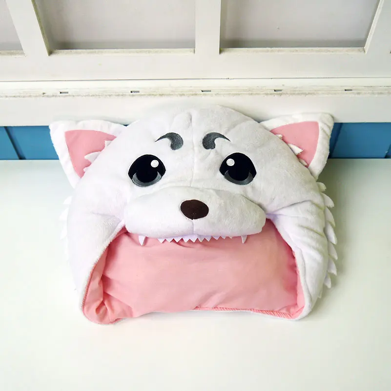 GINTAMA Плюшевая Игрушка Аниме Kagura pet Sadaharu фигурка плюшевая шляпа для косплея