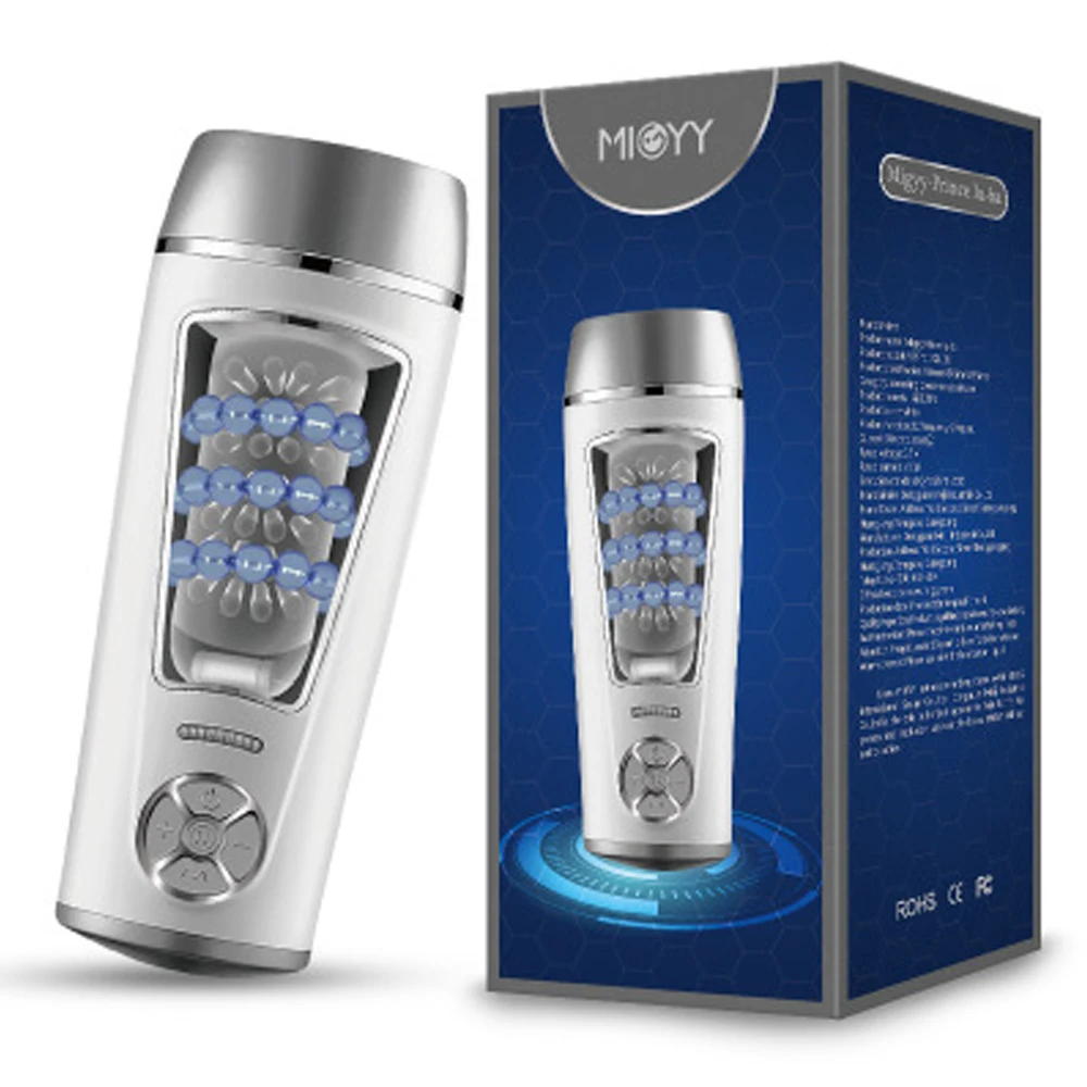 Automatic Masturbator For Man Hand Free Aircraft Cup Vibrator Real Vagina Male Masturbation Silicone font b