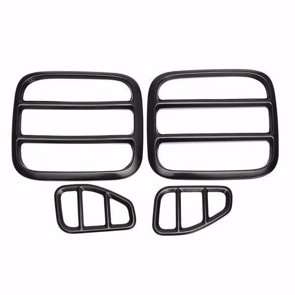 

4Pcs/Set Iron Exterior Car Rear Tail Lamp Light Trim Cover Styling Decorative Frame For Renegade 2015 2016