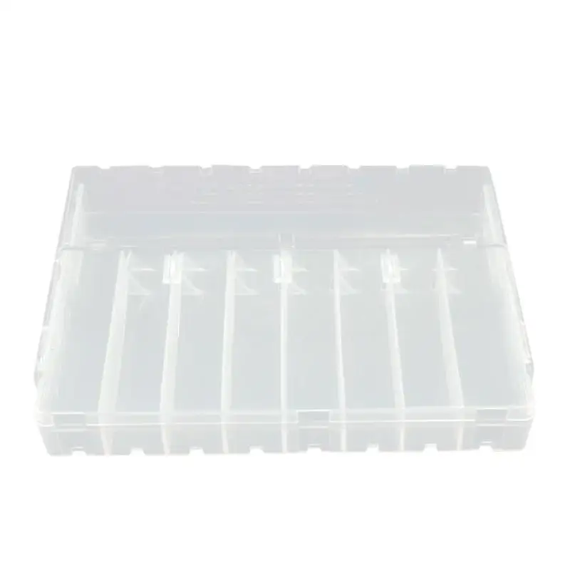 

8 Compartments Storage Case Box Dual Layer Portable Ultralight High capacity Fishing Lure Bait Storage Tackle Boxes