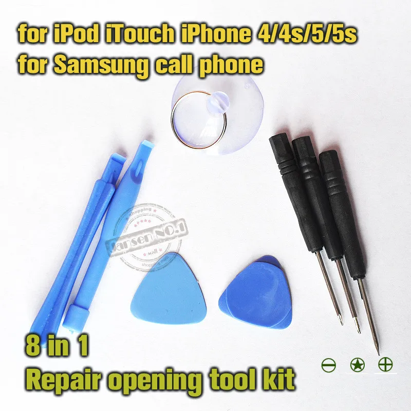 

Holiday Sale! Repair Opening Tool 10Kit 8 in 1 With 5 Point Star Pentalobe Torx Screwdriver For Call Phone !! Free shipping!!