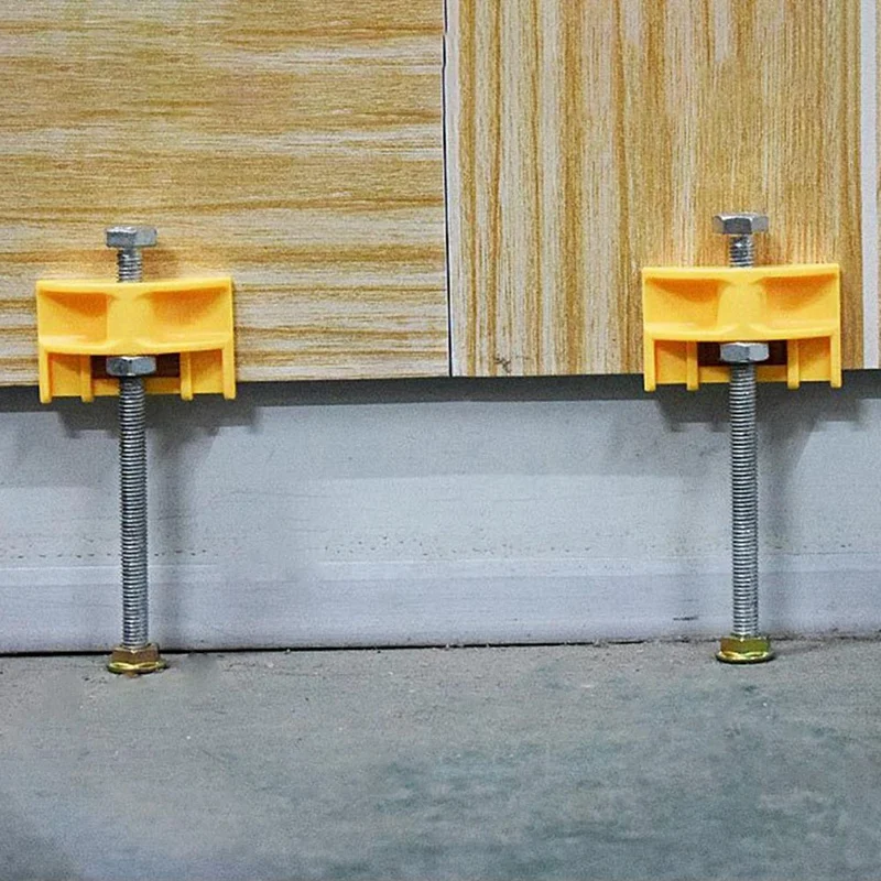 Система выравнивания плитки-10 шт. нивелировщик для плитки регулятор высоты локатор тонкая резьба, поднимающаяся для инструменты для работы с плиткой